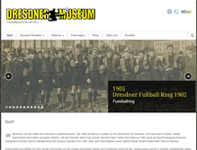 Tablet Screenshot of dresdner-fussball-museum.de
